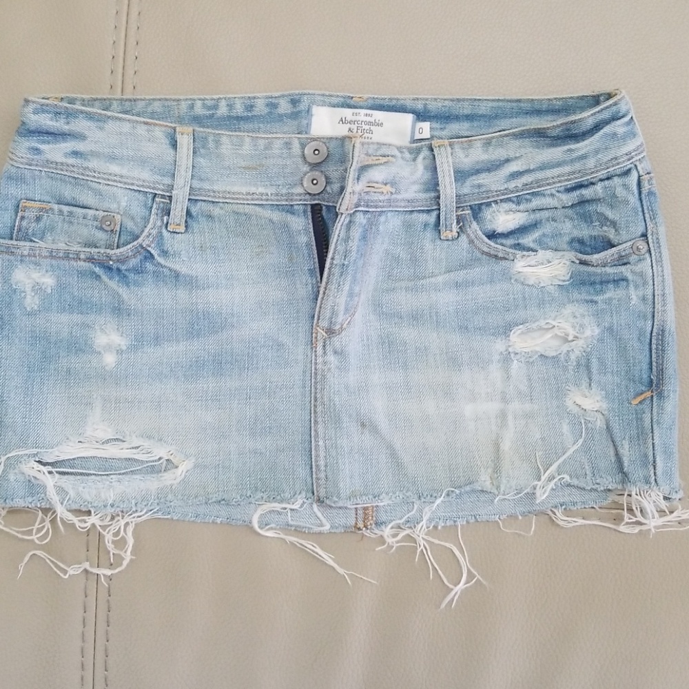 Abercrombie almost brand new denim skirts